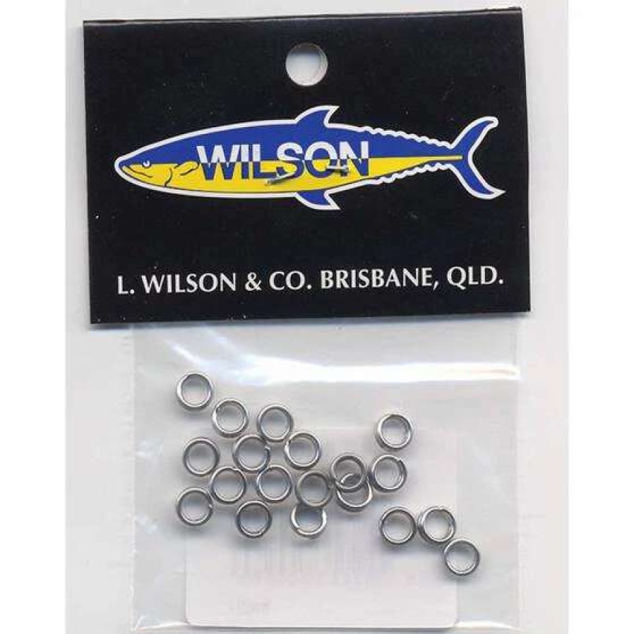 Fishing Tackle * | Wilson Split Rings Hooks