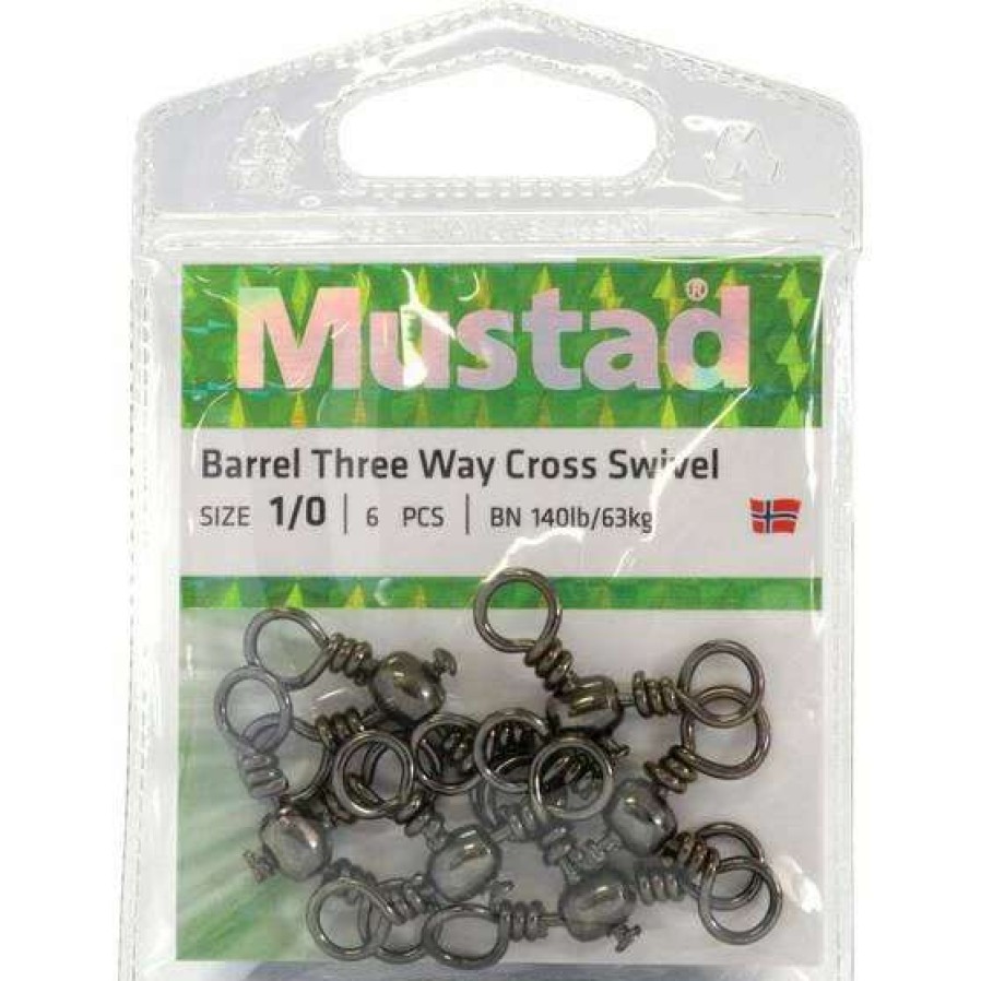 Fishing Tackle * | Mustad 3 Way Cross Swivel