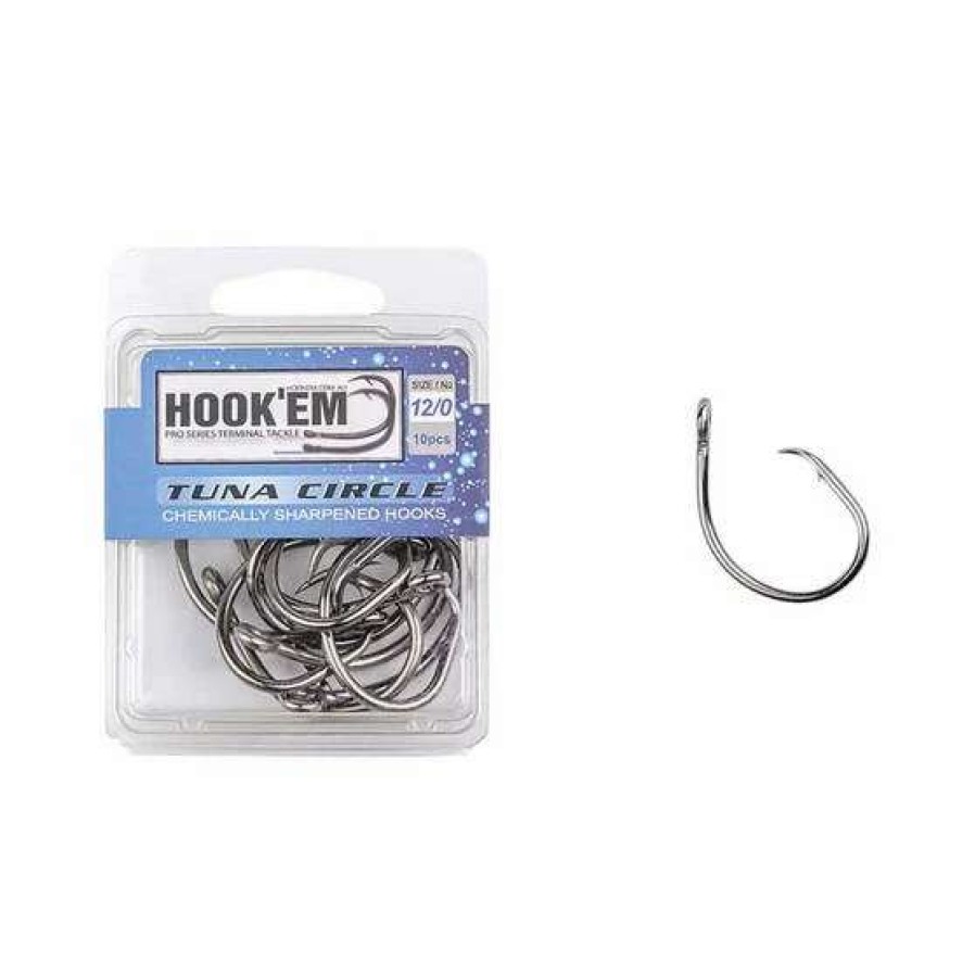 Fishing Tackle * | Hookem Hook'Em Tuna Offset Circle Hook 12/0