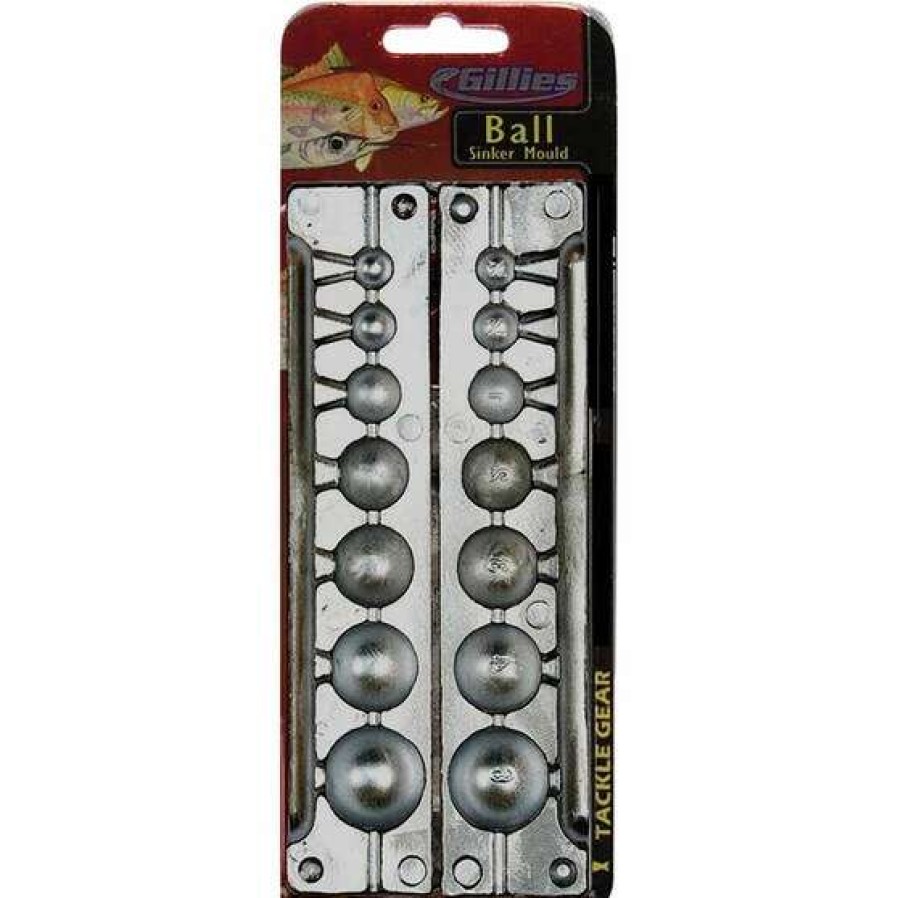 Fishing Tackle * | Gillies Ball Sinker Mould