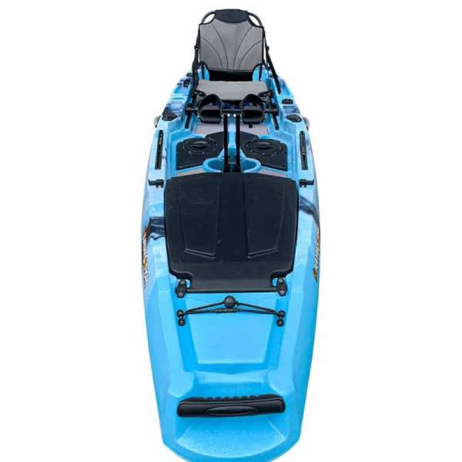 Pedal Kayaks * | Kayaks2Fish 3.6M Pedal King 12 Foot Pedal Kayak Blue Sea [Sydney]