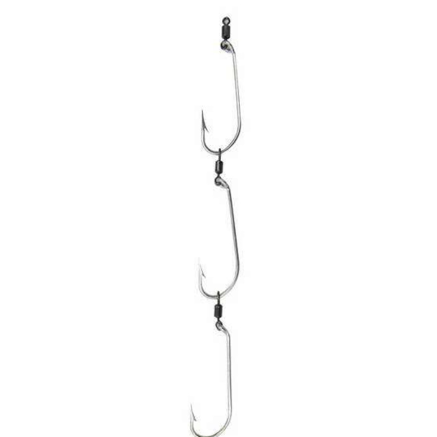 Fishing Tackle * | Mustad Deluxe Swivel Gang Hooks