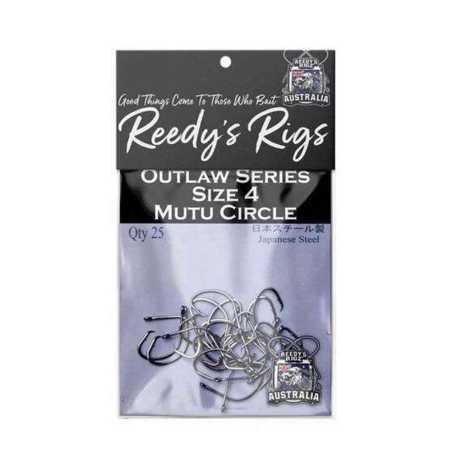 Fishing Tackle * | Reedys Rigz Reedy'S Mutu Circle Hook 25 Pack