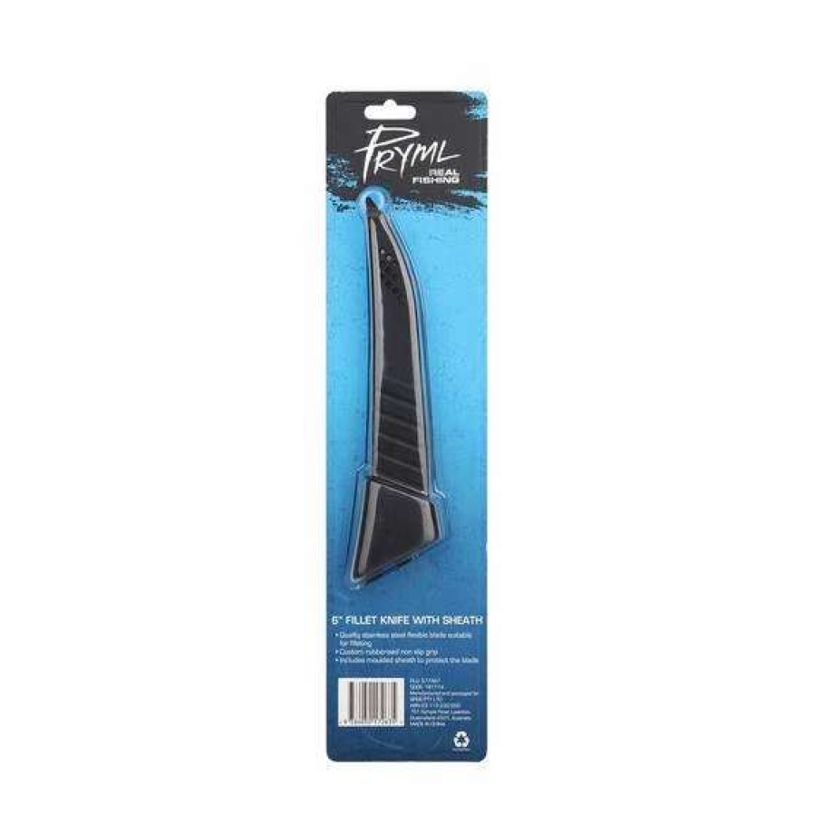 Fishing Tools * | Pryml Fillet Knife With Sheath 6In