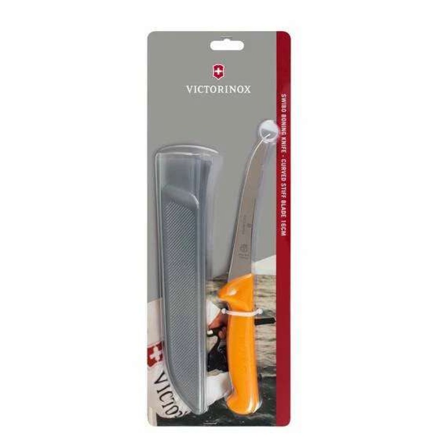 Fishing Tools * | Victorinox Swibo Curved Stiff Boning 16Cm Fillet Knife