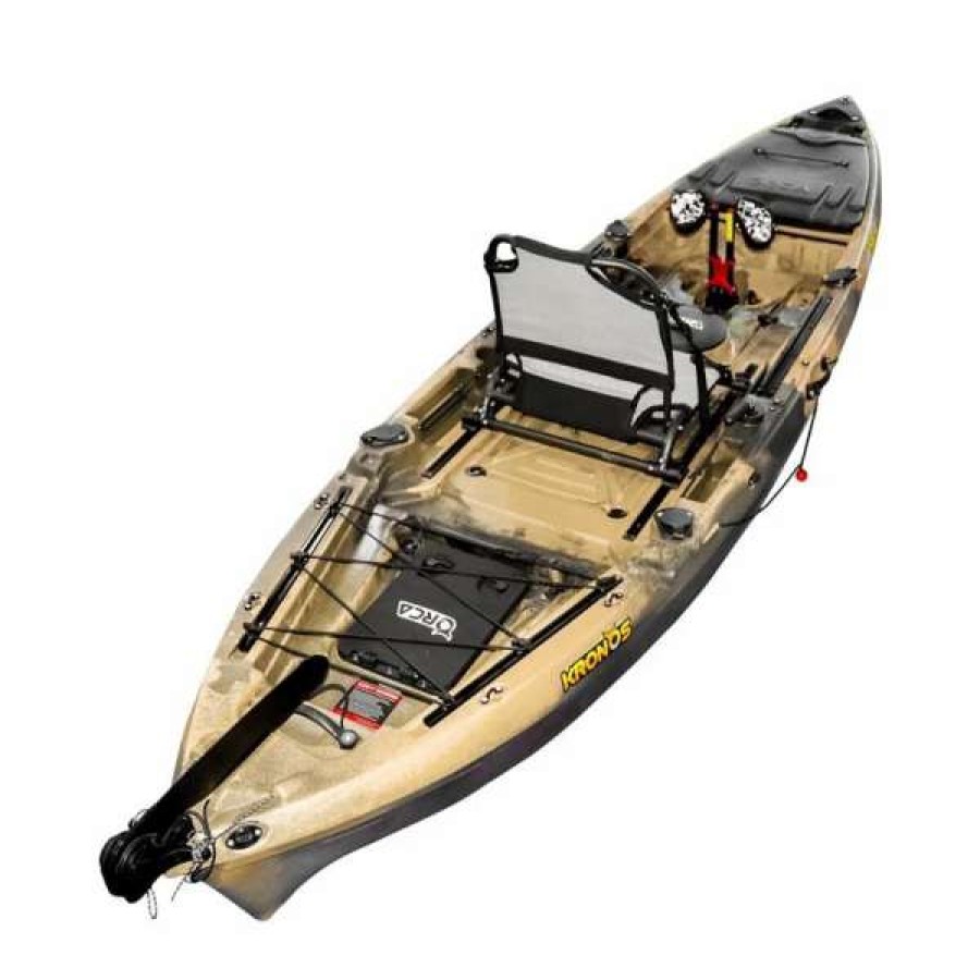 Pedal Kayaks * | Orca Kronos Foot Pedal Pro Fish Kayak Package With Max-Drive Sahara [Sydney]