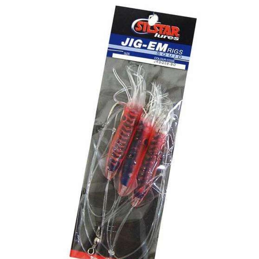 Fishing Tackle * | Silstar Jig-Em Rig Black / Orange