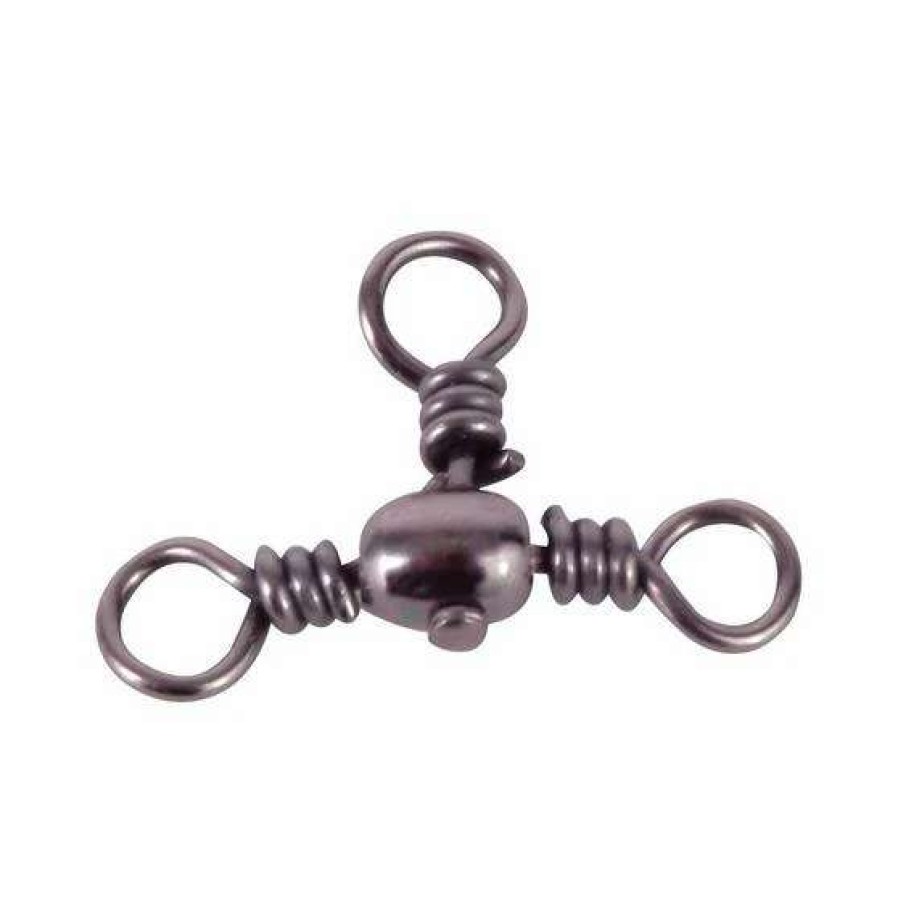 Fishing Tackle * | Pryml Black Crossline Swivel 10 Pack