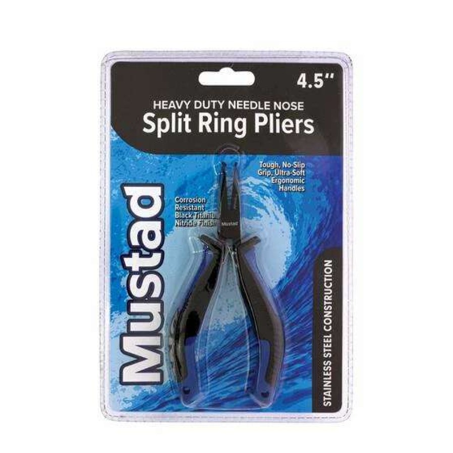 Fishing Tools * | Mustad Split Ring Pliers 4.5In