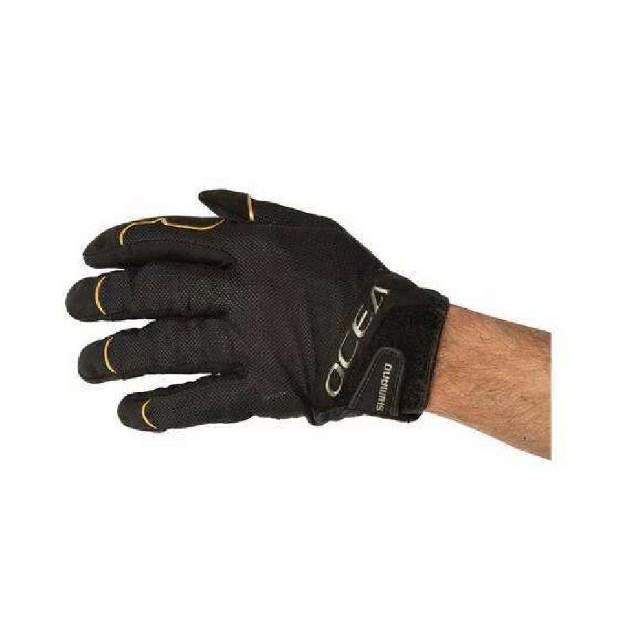 Fishing Tools * | Shimano Ocea Jigging Glove Black Xl