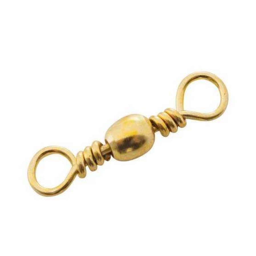 Fishing Tackle * | Pryml Brass Barrel Swivel 12 Pack