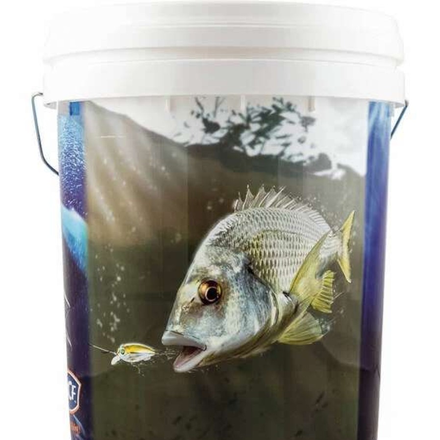 Fishing Tackle * | Bcf Medium Printed Bait Bucket