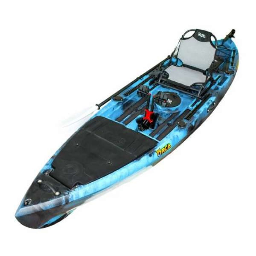 Pedal Kayaks * | Orca Kronos Foot Pedal Pro Fish Kayak Package With Max-Drive Bahamas [Sydney]