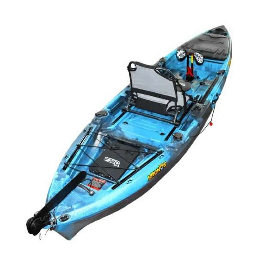 Pedal Kayaks * | Orca Kronos Foot Pedal Pro Fish Kayak Package With Max-Drive Bahamas [Sydney]