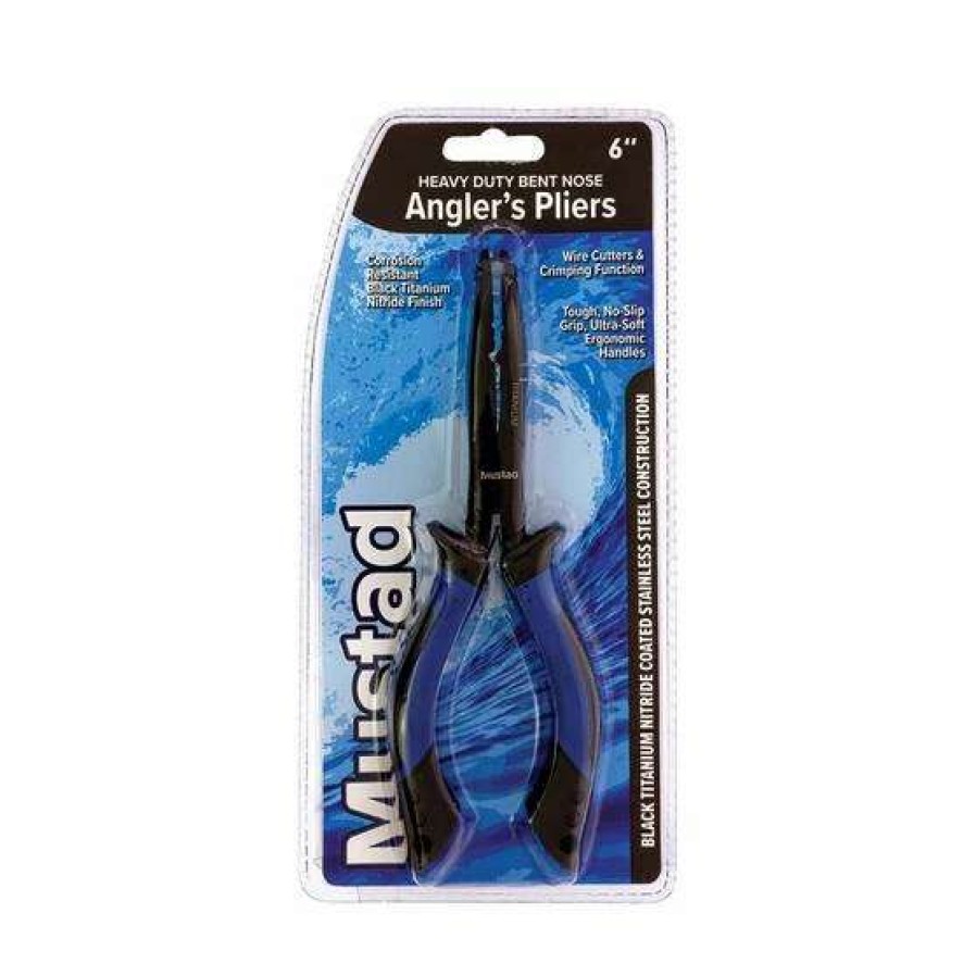 Fishing Tools * | Mustad Bent Nose Pliers 6In