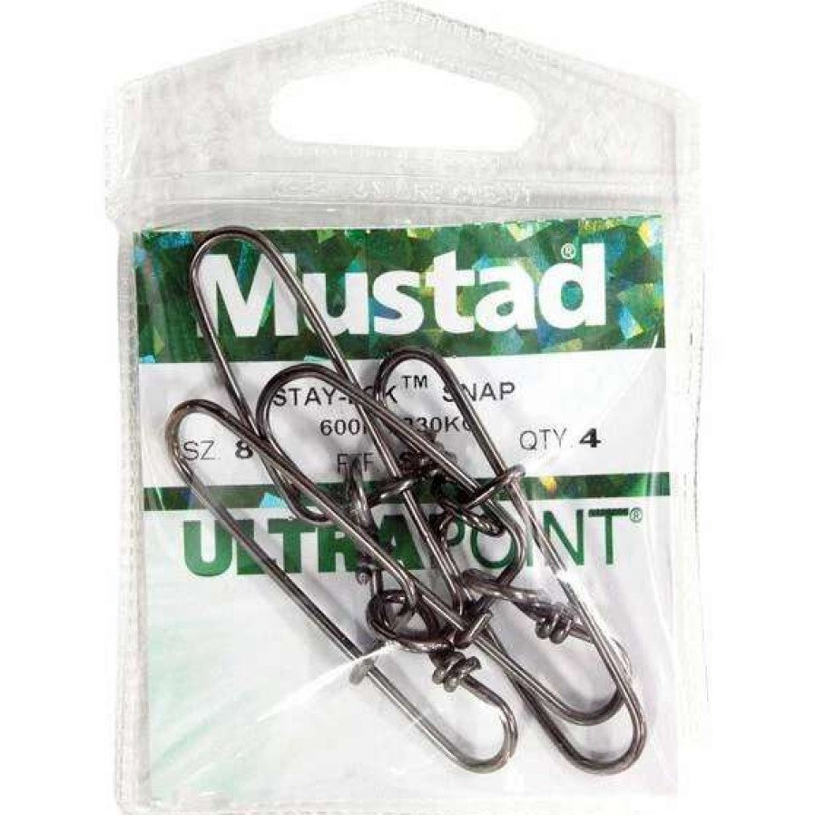 Fishing Tackle * | Mustad Stay Lock Snap