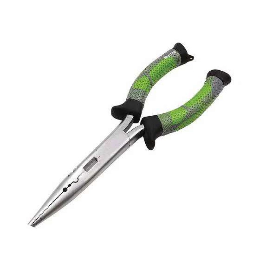 Fishing Tools * | Mustad Stainless Steel Split Ring Plier 7In Green