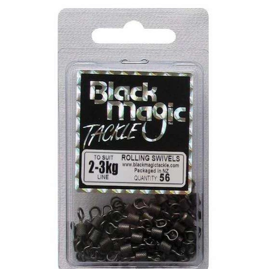 Fishing Tackle * | Black Magic Rolling Swivel 56 Pack