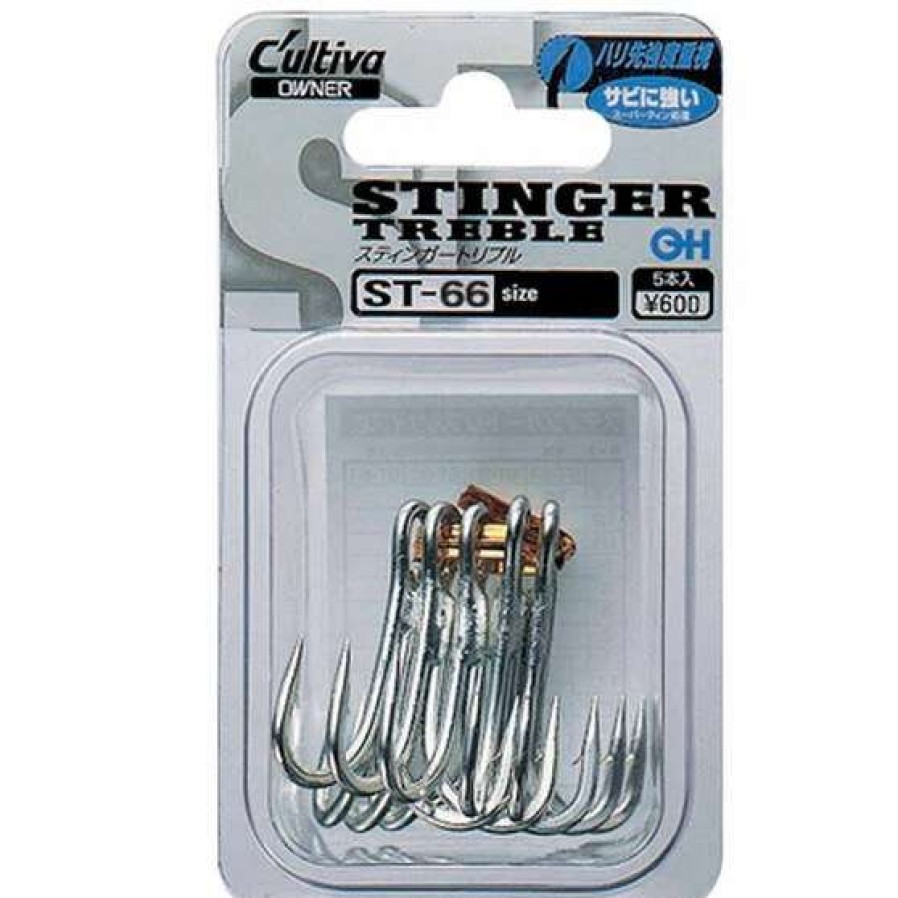 Fishing Tackle * | Owner 4X Treble Hook Size 2 / 0