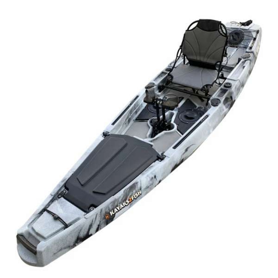 Pedal Kayaks * | Kayaks2Fish 3.6M Pedal King 12 Foot Pedal Kayak Storm [Sydney]