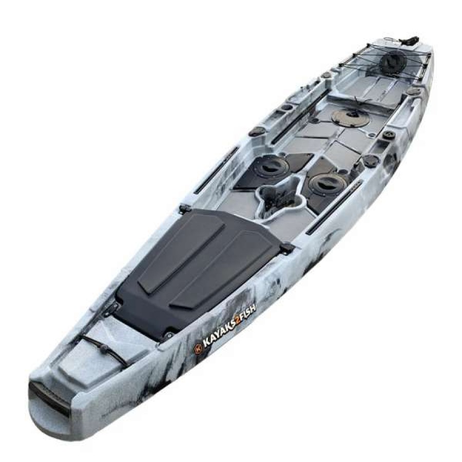 Pedal Kayaks * | Kayaks2Fish 3.6M Pedal King 12 Foot Pedal Kayak Storm [Sydney]