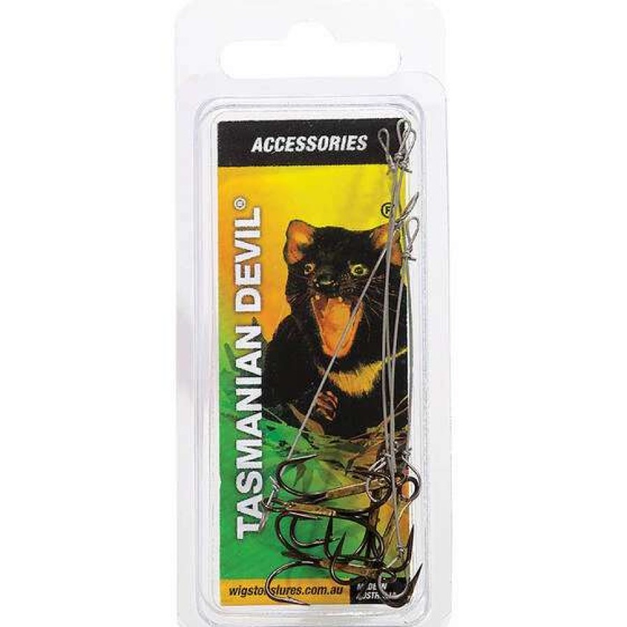 Fishing Tackle * | Wigston Tassie Devil Treble Hook 13.5G 5Pk