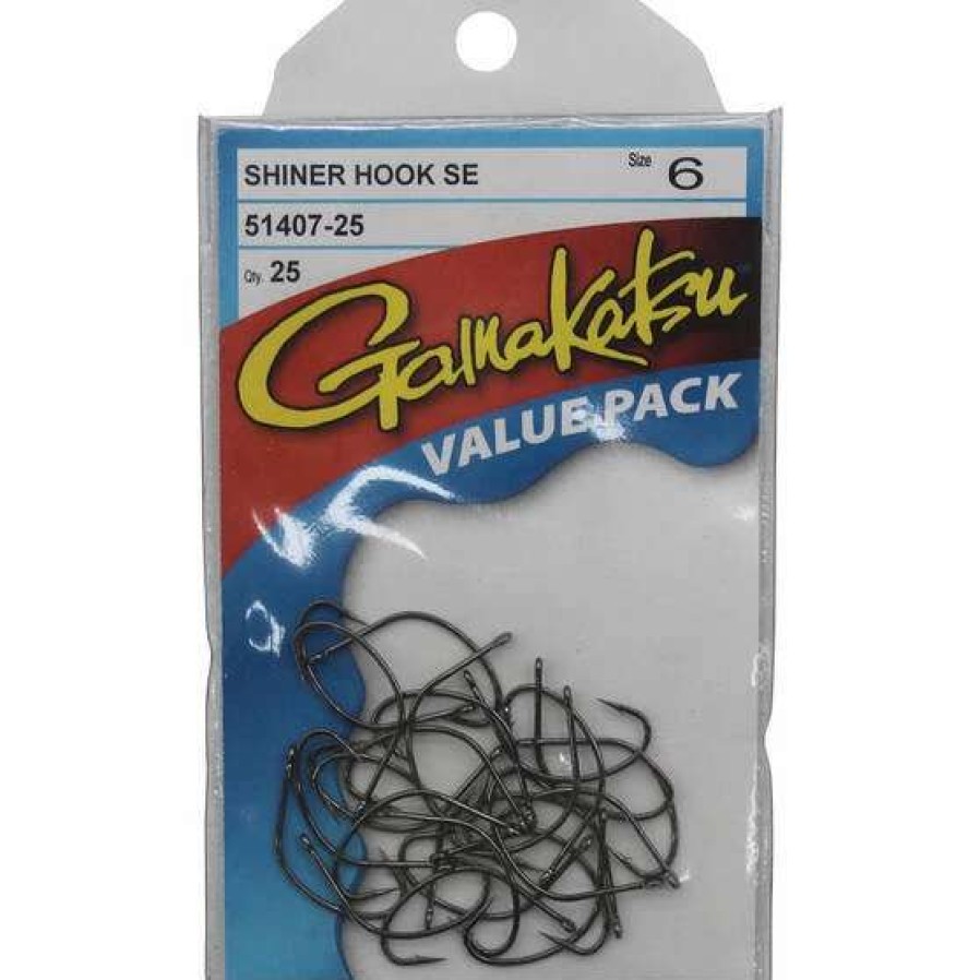 Fishing Tackle * | Gamakatsu Shiner Fishing Hooks Size 6 25 Pack