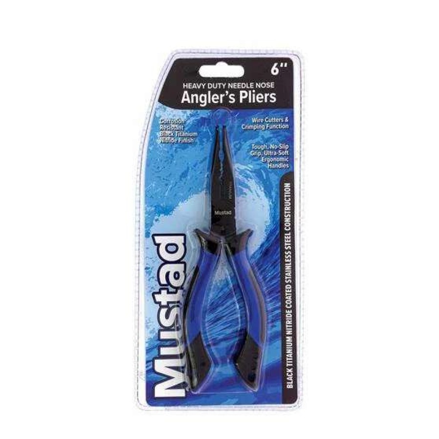 Fishing Tools * | Mustad Straight Nose Pliers 6In