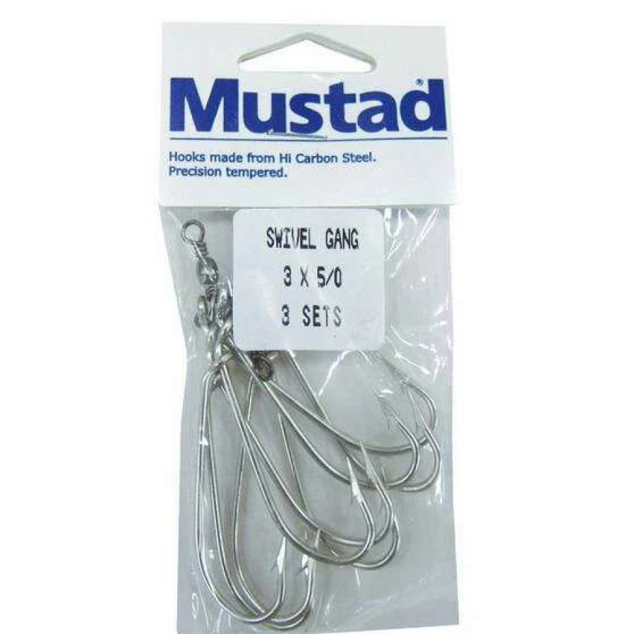 Fishing Tackle * | Mustad Swivel Gang Hooks